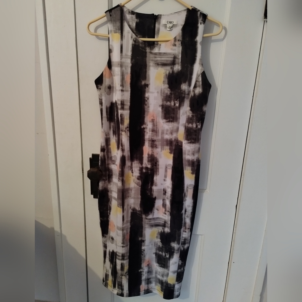 Multi color pencil dress
